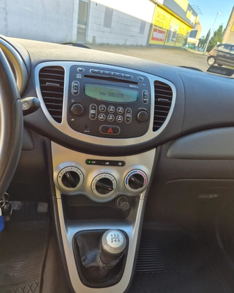 Hyundai i10 cena 11200 przebieg: 153449, rok produkcji 2008 z Zabrze małe 154